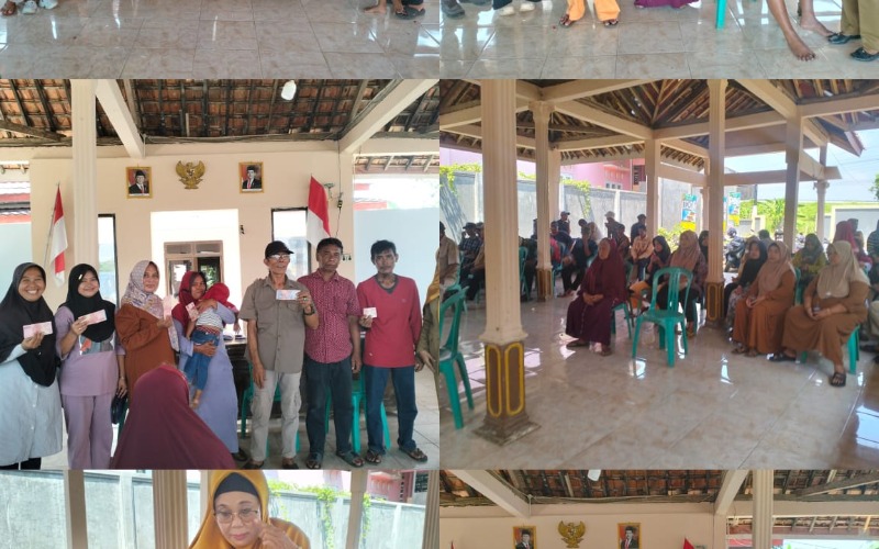 penyaluran BLT dan insentif honor kader posnyandu, kpm,guru paud ,gurutpq ,RT /RW